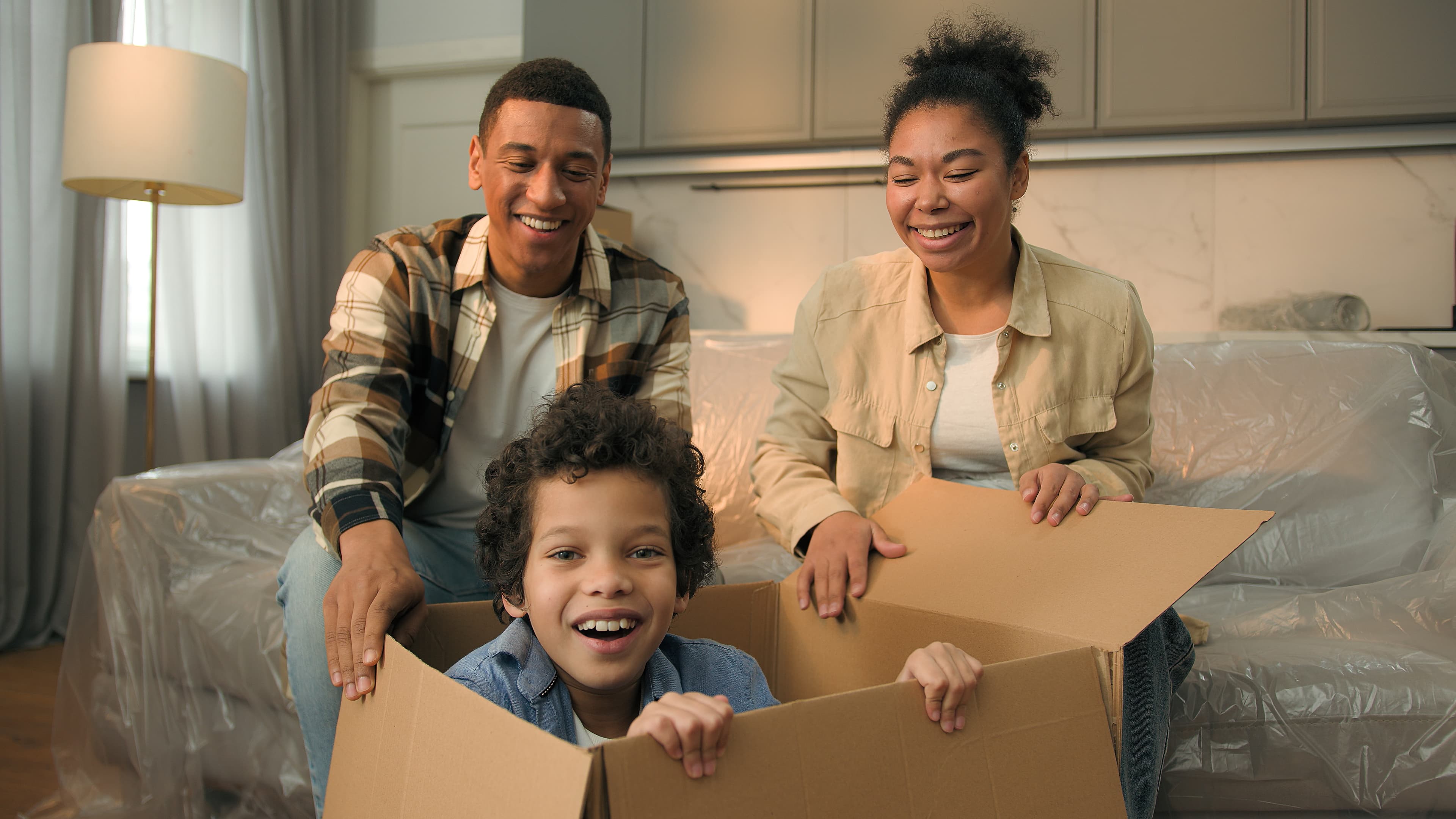 Family moving into new home