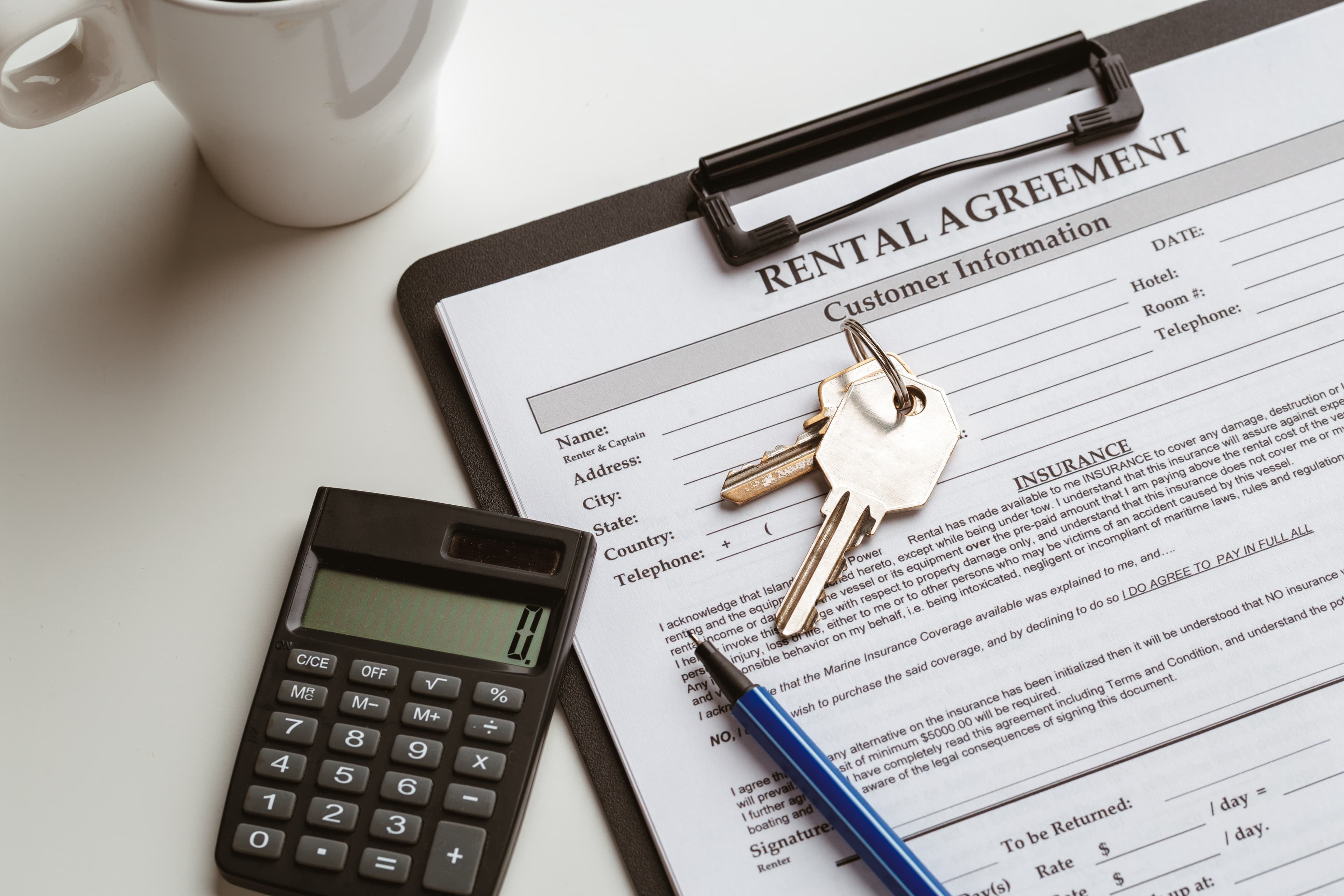 Contract form for selling and buying home