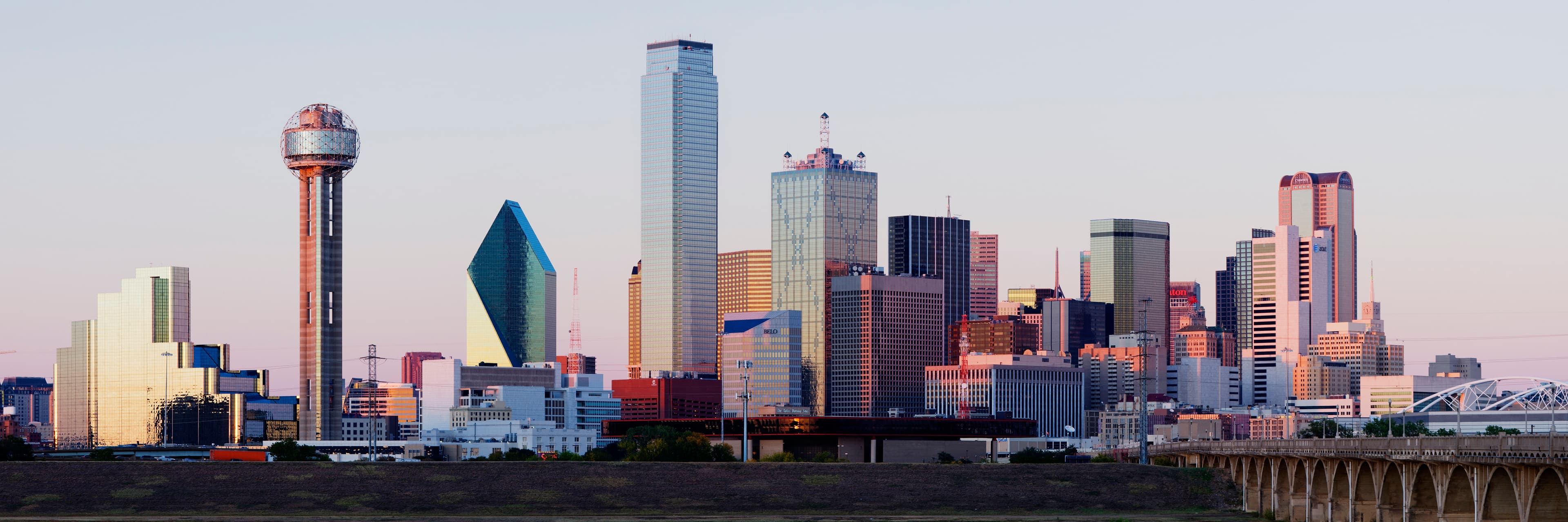 Modern city skyline